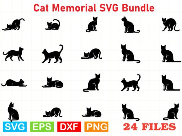 Cat Memorial SVG Bundle: A Versatile Graphics Asset for Crafts