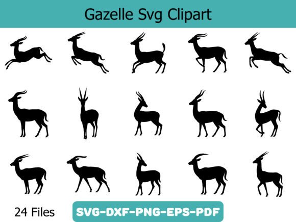 Cute Gazelle SVG: A Versatile Graphics Asset for Crafts