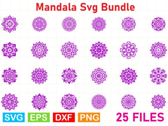 Explore Mandala Svg Bundle for Creative Crafts and Graphics
