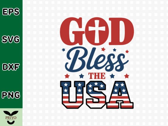 God Bless the USA SVG: A Versatile Graphics and Crafts Asset
