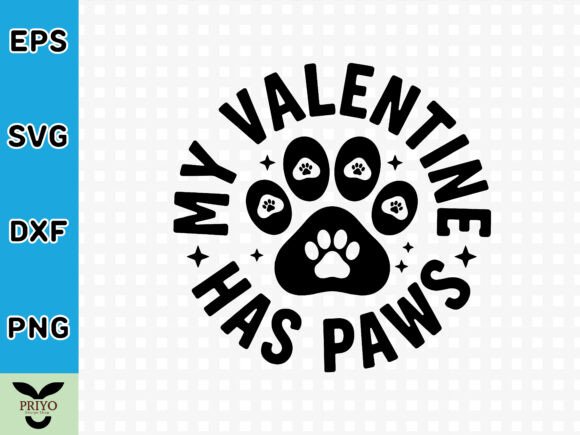 My Valentine Has Paws SVG: A Versatile Graphic for Crafts