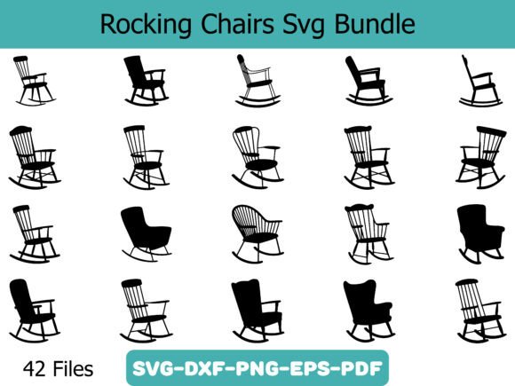Rocking Chairs Svg Bundle: A Versatile Graphics Asset for Crafts