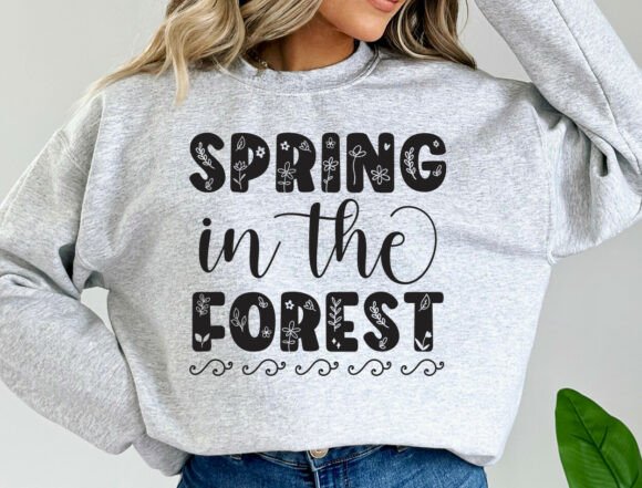 Spring in the Forest SVG: A Versatile Graphic for Crafts
