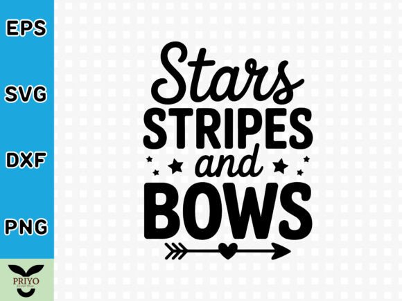 Stars Stripes and Bows SVG: A Versatile Graphics Asset for Crafts