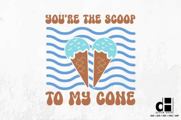 Summer Pun Ice Cream Cone SVG PNG for Creative Graphics
